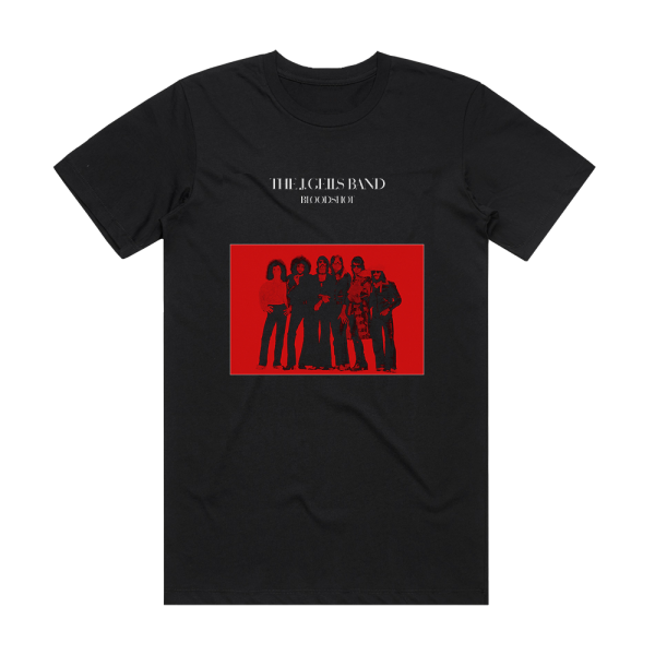 The J Geils Band Bloodshot Album Cover T-Shirt Black