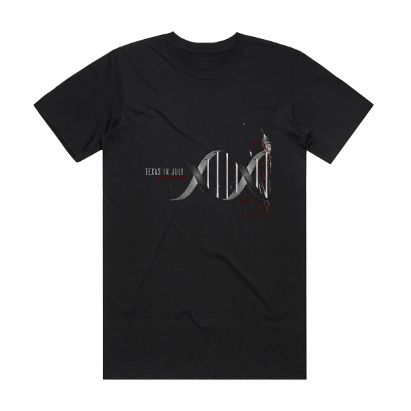 Texas in July Bloodwork Album Cover T-Shirt Black