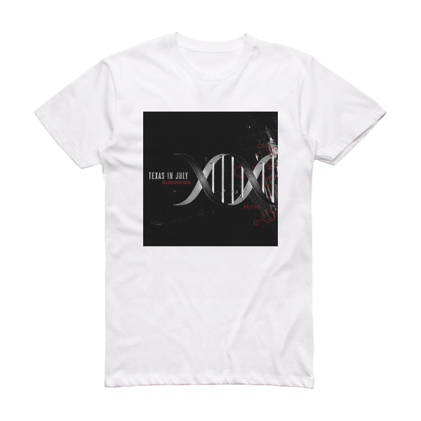 Texas in July Bloodwork Album Cover T-Shirt White