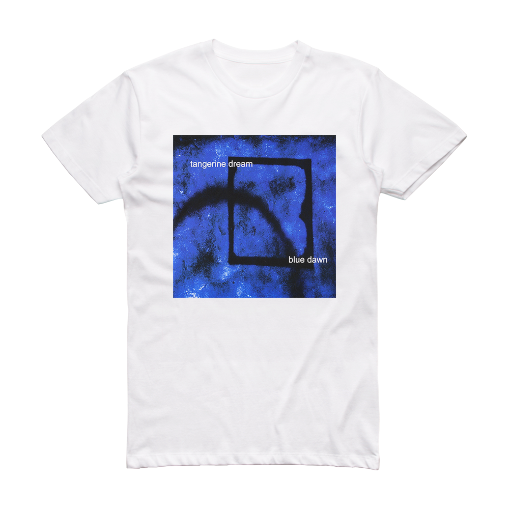 Tangerine Dream Blue Dawn Album Cover T-Shirt White – ALBUM COVER T-SHIRTS