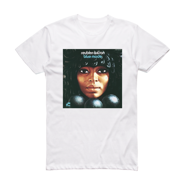 Reuben Wilson Blue Mode Album Cover T-Shirt White