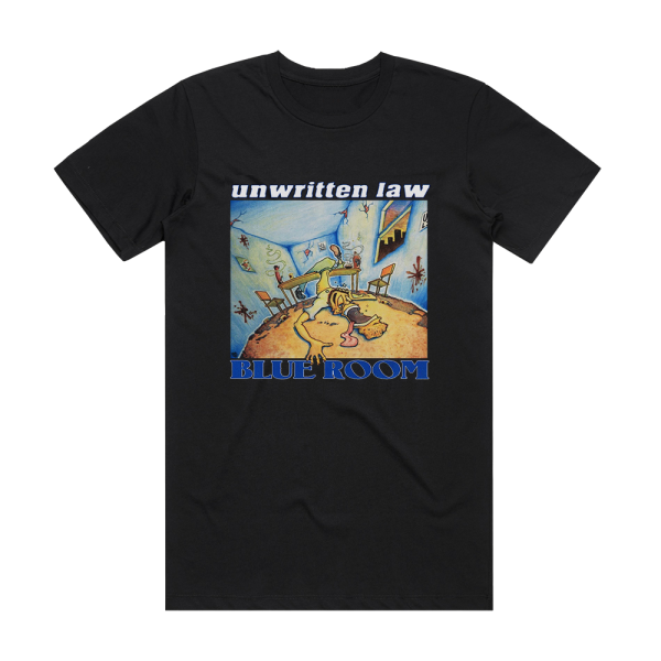 Unwritten Law Blue Room Album Cover T-Shirt Black