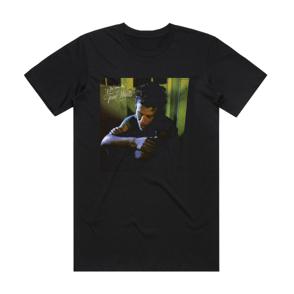Tom Waits Blue Valentine Album Cover T-Shirt Black