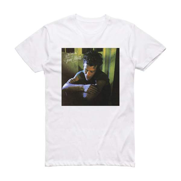 Tom Waits Blue Valentine Album Cover T-Shirt White
