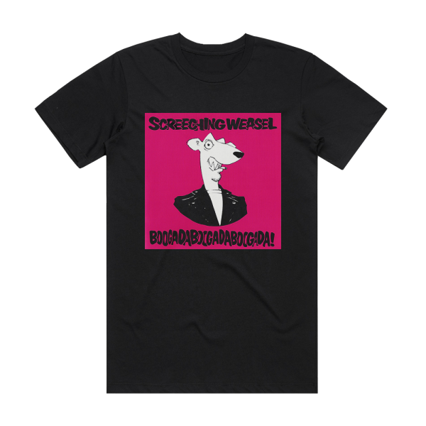 Screeching Weasel Boogadaboogadaboogada Album Cover T-Shirt Black