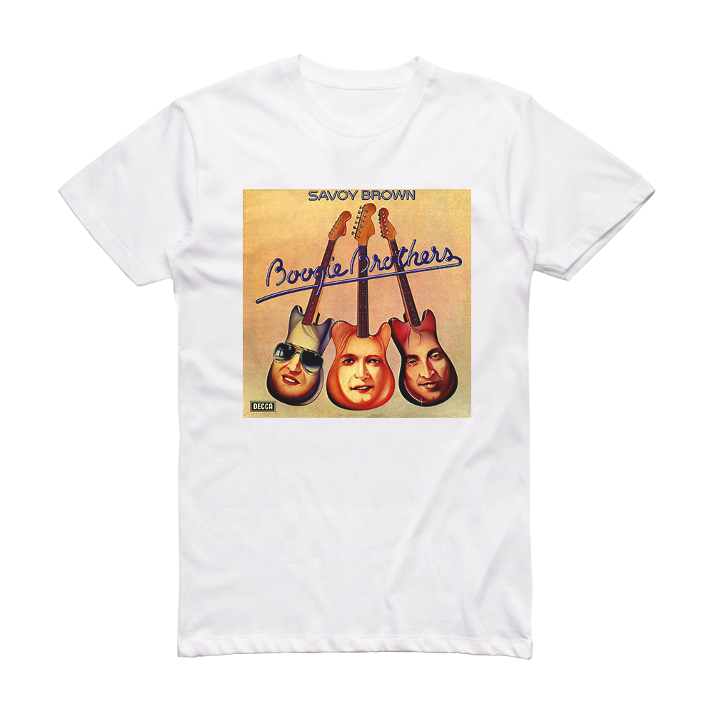 Savoy Brown Boogie Brothers Album Cover T-Shirt White – ALBUM COVER T ...