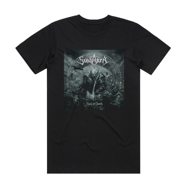 Suidakra Book Of Dowth Album Cover T-Shirt Black