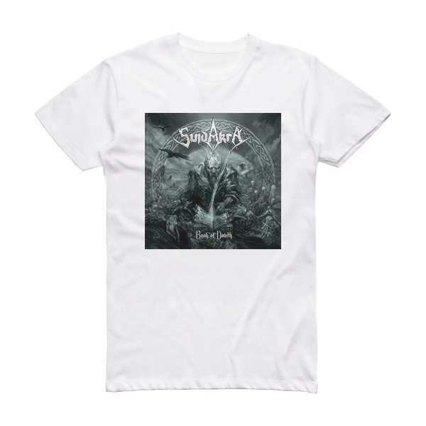 Suidakra Book Of Dowth Album Cover T-Shirt White