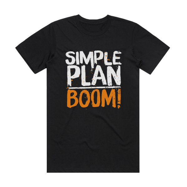 Simple Plan Boom Album Cover T-Shirt Black