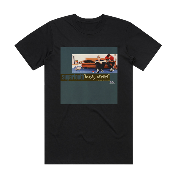 Sugartooth Booty Street Album Cover T-Shirt Black