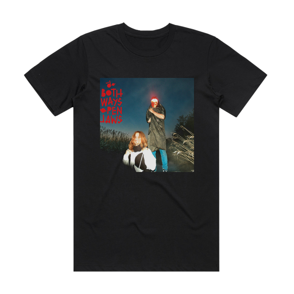 The Dø Both Ways Open Jaws Album Cover T-Shirt Black