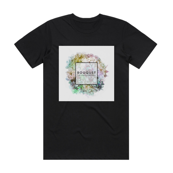 The Chainsmokers Bouquet Album Cover T-Shirt Black