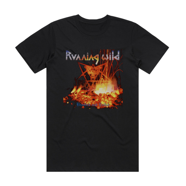 Running Wild Branded And Exiled Album Cover T-Shirt Black