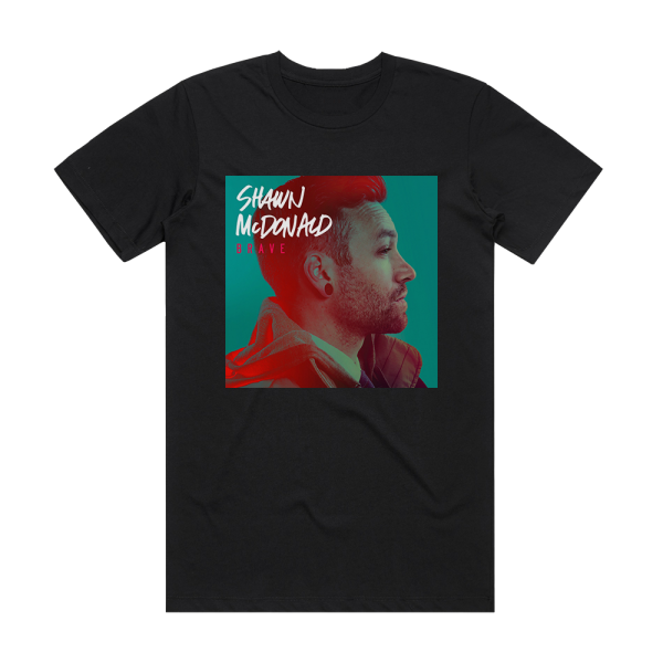 Shawn McDonald Brave Album Cover T-Shirt Black