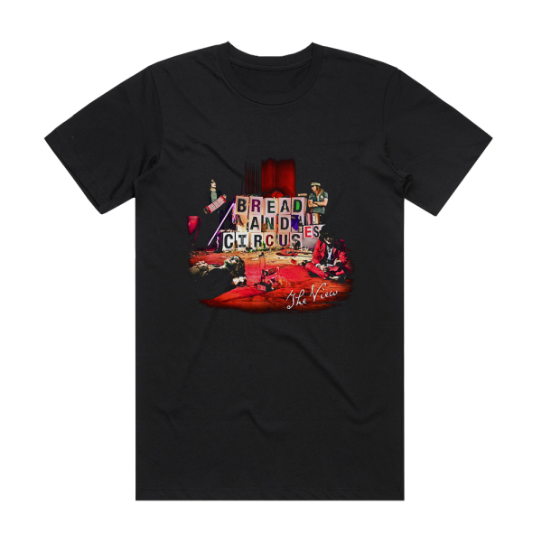 The View Bread And Circuses Album Cover T-Shirt Black