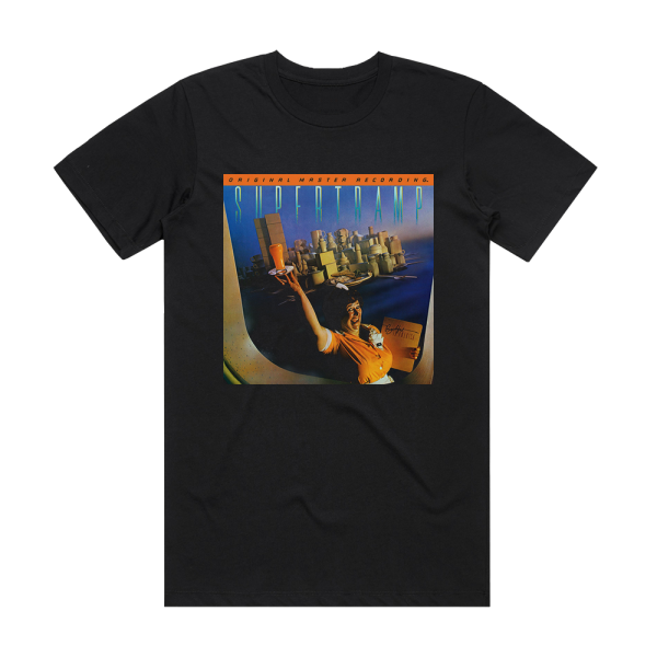 Supertramp Breakfast In America 2 Album Cover T-Shirt Black