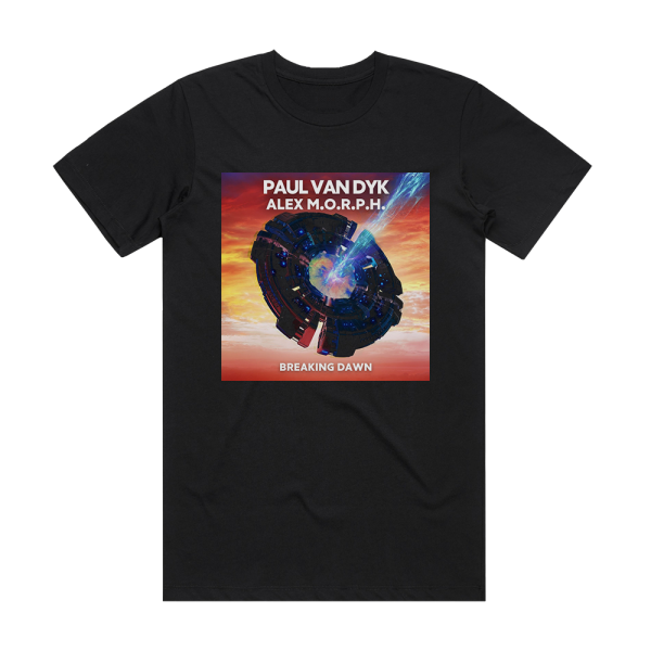 Paul van Dyk Breaking Dawn Album Cover T-Shirt Black