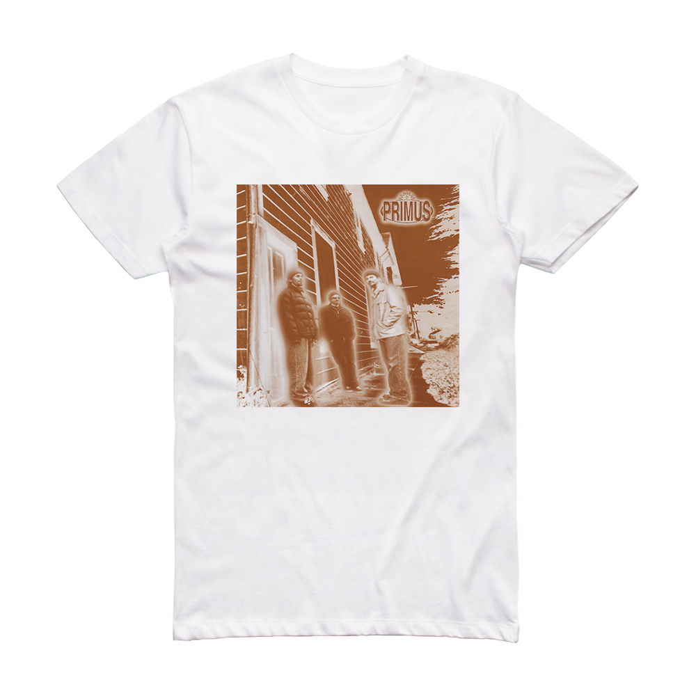 Primus Brown Album 1 Album Cover T-Shirt White – ALBUM COVER T-SHIRTS