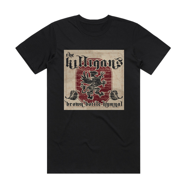 The Killigans Brown Bottle Hymnal Album Cover T-Shirt Black