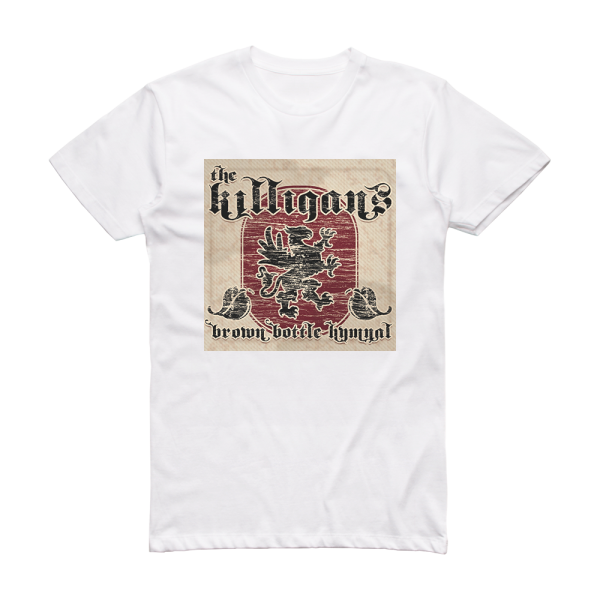 The Killigans Brown Bottle Hymnal Album Cover T-Shirt White