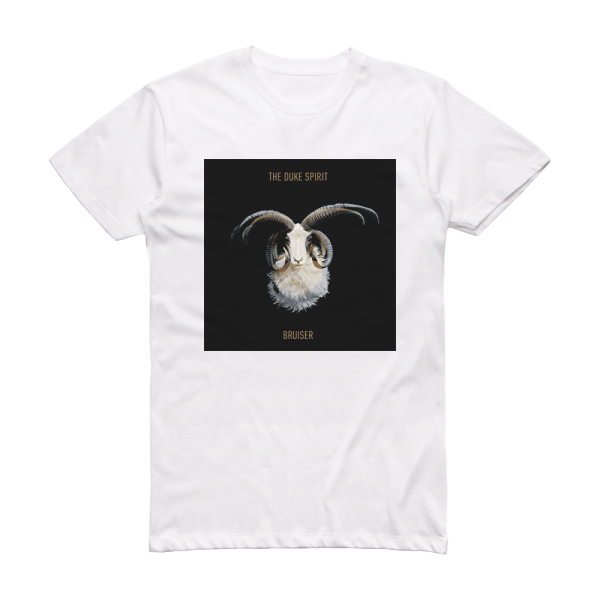 The Duke Spirit Bruiser 1 Album Cover T-Shirt White