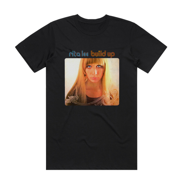 Rita Lee Build Up Album Cover T-Shirt Black