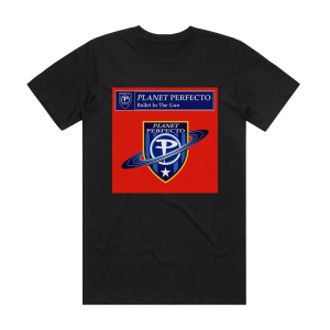 Planet Perfecto Bullet In The Gun Album Cover T-Shirt Black