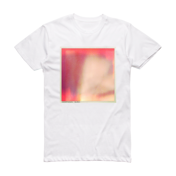 undertheskin Burn 2 Album Cover T-Shirt White