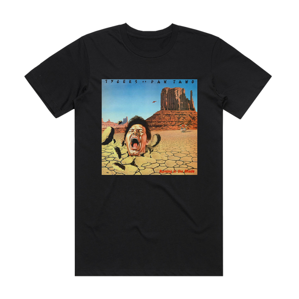 Tygers of Pan Tang Burning In The Shade Album Cover T-Shirt Black