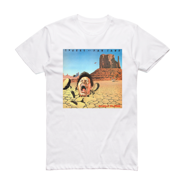 Tygers of Pan Tang Burning In The Shade Album Cover T-Shirt White