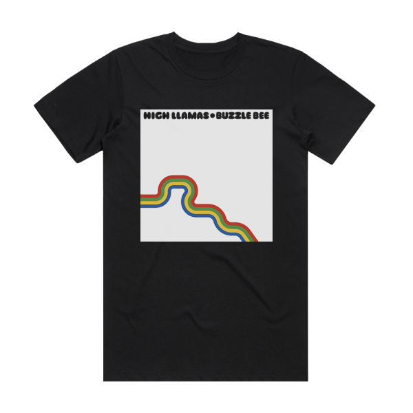 The High Llamas Buzzle Bee Album Cover T-Shirt Black