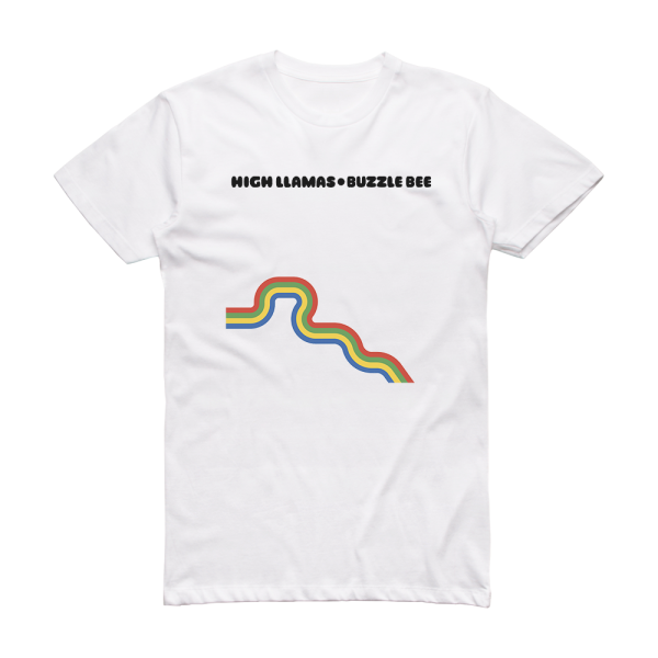 The High Llamas Buzzle Bee Album Cover T-Shirt White
