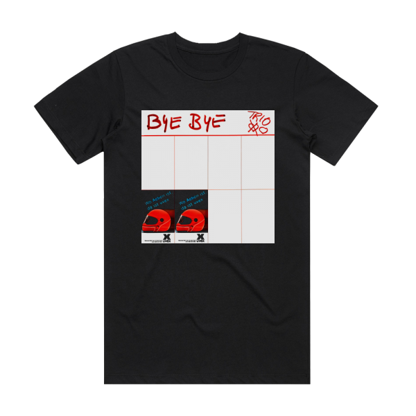 Trio Bye Bye 4 Album Cover T-Shirt Black