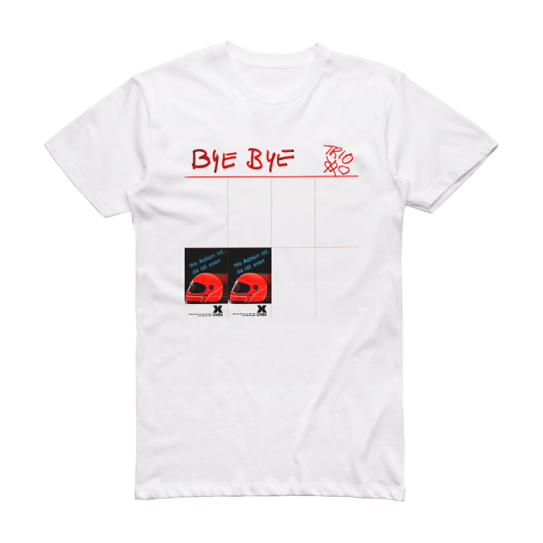 Trio Bye Bye 4 Album Cover T-Shirt White