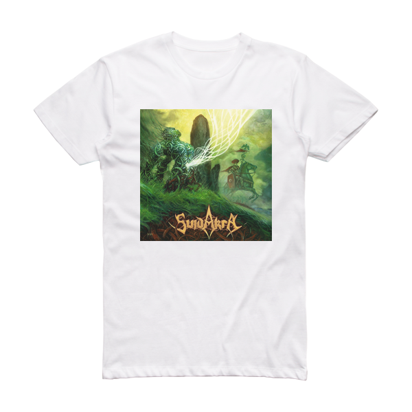 Suidakra Caledonia Album Cover T-Shirt White