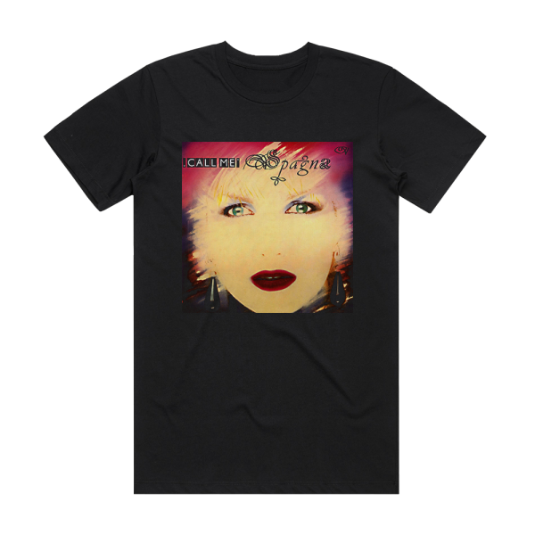 Spagna Call Me Album Cover T-Shirt Black