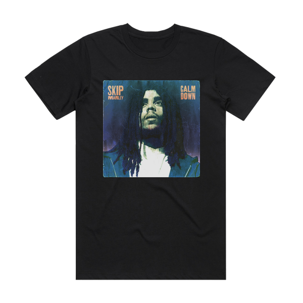 Skip Marley Calm Down Album Cover T-Shirt Black