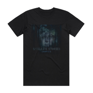 Satellite Stories Campfire Album Cover T-Shirt Black