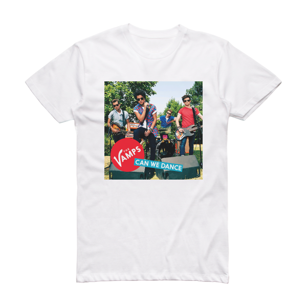 The Vamps Can We Dance Album Cover T-Shirt White