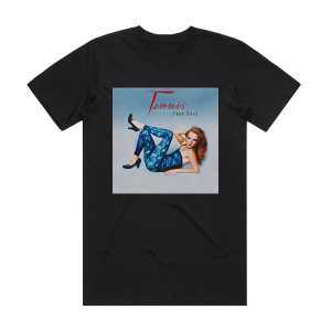Tennis Cape Dory Album Cover T-Shirt Black