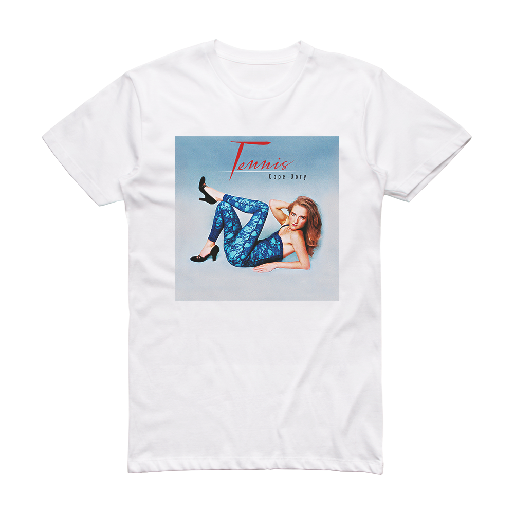 Tennis Cape Dory Album Cover T-Shirt White – ALBUM COVER T-SHIRTS