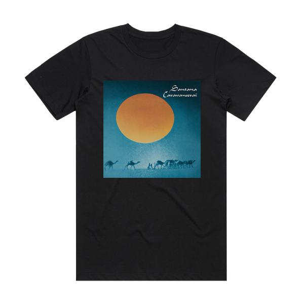 Santana Caravanserai Album Cover T-Shirt Black