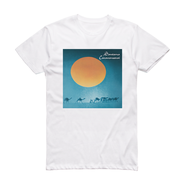 Santana Caravanserai Album Cover T-Shirt White