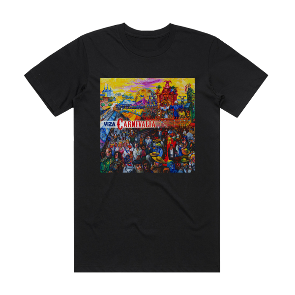 Viza Carnivalia Album Cover T-Shirt Black