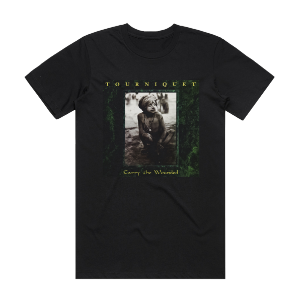 Tourniquet Carry The Wounded Album Cover T-Shirt Black