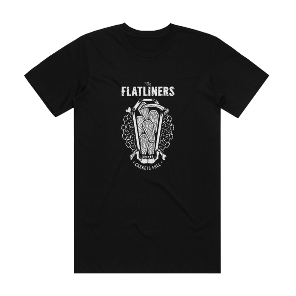 The Flatliners Caskets Full Album Cover T-Shirt Black