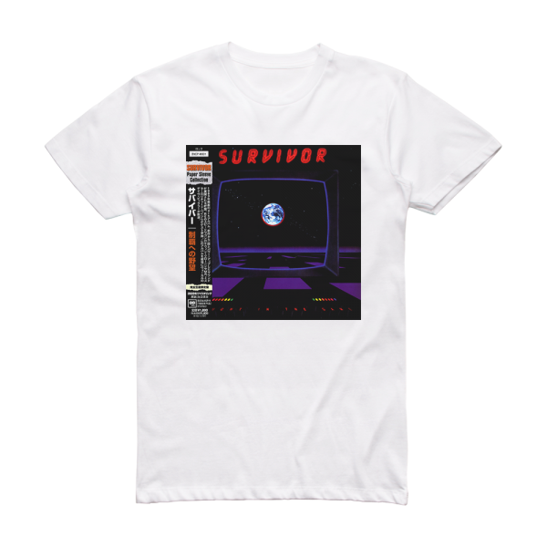 Survivor Caught In The Game 2 Album Cover T-Shirt White