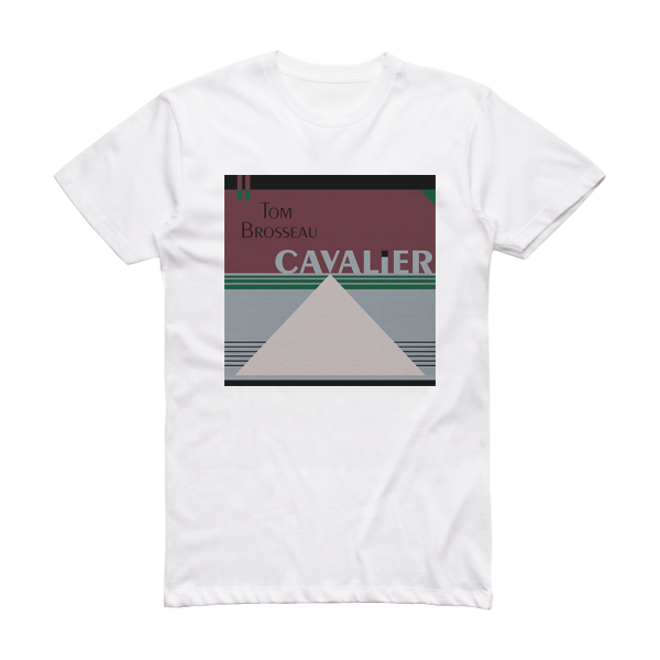 Tom Brosseau Cavalier Album Cover T-Shirt White