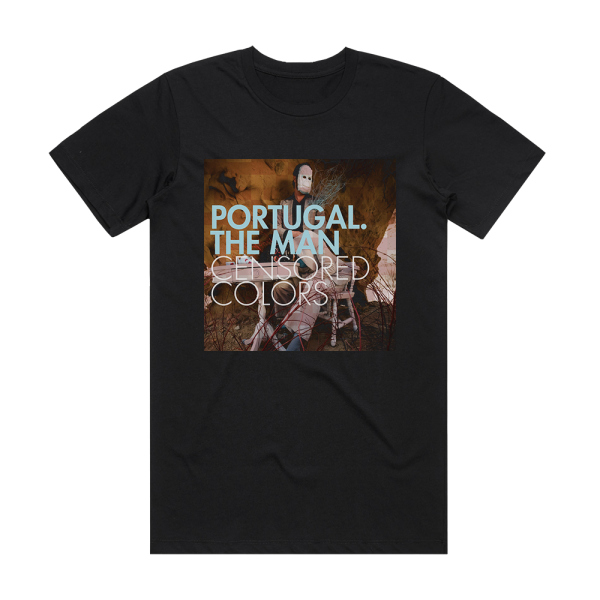 Portugal The Man Censored Colors Album Cover T-Shirt Black