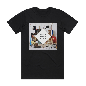Tokyo Police Club Champ Album Cover T-Shirt Black
